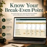 Restaurant 5-Year Financial Model Excel | Three-Statement Forecast, Break-Even, Scenarios, Cash Flow & Investor Deck