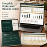 Restaurant 5-Year Financial Model Excel | Three-Statement Forecast, Break-Even, Scenarios, Cash Flow & Investor Deck