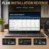 HVAC Contractor 5-Year Financial Model Excel | Cash Flow, Technician Capacity, Break-Even, Scenarios & Investor Deck