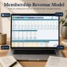 Gym & Fitness Studio 5-Year Financial Model Excel | Membership Growth, Cash Flow, Break-Even, Scenarios & Investor Deck