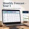 Gym & Fitness Studio 5-Year Financial Model Excel | Membership Growth, Cash Flow, Break-Even, Scenarios & Investor Deck