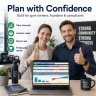 Gym & Fitness Studio 5-Year Financial Model Excel | Membership Growth, Cash Flow, Break-Even, Scenarios & Investor Deck