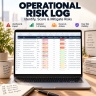 Startup Operations Excel Template | OKRs, KPI Dashboard, Product Roadmap, Investor Report, Hiring, Risk & RICE