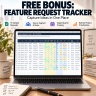 Startup Operations Excel Template | OKRs, KPI Dashboard, Product Roadmap, Investor Report, Hiring, Risk & RICE