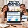 Startup Operations Excel Template | OKRs, KPI Dashboard, Product Roadmap, Investor Report, Hiring, Risk & RICE