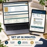 Lean Six Sigma Operations Excel Template | OEE, FMEA, SOP, Kaizen, 5 Why, Risk & Project Dashboard