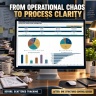 Lean Six Sigma Operations Excel Template | OEE, FMEA, SOP, Kaizen, 5 Why, Risk & Project Dashboard
