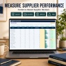 Procurement & Supplier Management Excel System | RFQs, Purchase Orders, Contracts, Risk, Spend & Supplier Scorecards