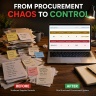 Procurement & Supplier Management Excel System | RFQs, Purchase Orders, Contracts, Risk, Spend & Supplier Scorecards
