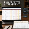 ISO 27001 ISMS Readiness & Risk Management Excel Toolkit | Audit, Controls, CAPA, Word Templates & PPT