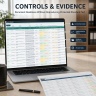 ISO 27001 ISMS Readiness & Risk Management Excel Toolkit | Audit, Controls, CAPA, Word Templates & PPT