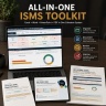 ISO 27001 ISMS Readiness & Risk Management Excel Toolkit | Audit, Controls, CAPA, Word Templates & PPT
