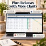 Product Management Excel Suite | RICE, MoSCoW, PRD, Release Planning, QA, Bugs & Executive Dashboard