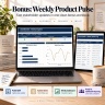 Product Management Excel Suite | RICE, MoSCoW, PRD, Release Planning, QA, Bugs & Executive Dashboard