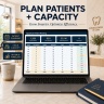 Dental Practice 5-Year Financial Model Excel | Patient Capacity, Cash Flow, Break-Even, Scenarios & Investor Deck