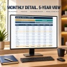Dental Practice 5-Year Financial Model Excel | Patient Capacity, Cash Flow, Break-Even, Scenarios & Investor Deck