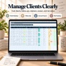 Digital Agency Management Excel Dashboard | CRM, Budgets, Campaigns, Retainers, Tasks, Team Capacity & KPIs