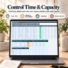 Digital Agency Management Excel Dashboard | CRM, Budgets, Campaigns, Retainers, Tasks, Team Capacity & KPIs