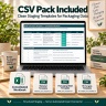 PPWR Packaging Compliance Planner Excel | Recycled Content, DfR, Evidence, Dashboard & CSV Templates