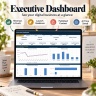 AI Solo Business Management Excel Dashboard | Etsy SEO, Product Planner, Content, Cashflow & AI Workflow Tracker