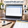 AI Solo Business Management Excel Dashboard | Etsy SEO, Product Planner, Content, Cashflow & AI Workflow Tracker