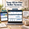 AI Solo Business Management Excel Dashboard | Etsy SEO, Product Planner, Content, Cashflow & AI Workflow Tracker