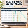 Project Management Excel System | PMO Dashboard, Gantt, RAID, RACI, Budget & Risk Control
