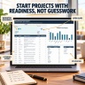 Project Management Excel System | PMO Dashboard, Gantt, RAID, RACI, Budget & Risk Control