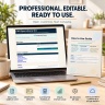 Project Management Excel System | PMO Dashboard, Gantt, RAID, RACI, Budget & Risk Control
