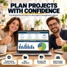 Project Portfolio Management Excel System | PMO Dashboard, Risk, Resources, Budget & KPI Reporting