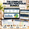 Project Portfolio Management Excel System | PMO Dashboard, Risk, Resources, Budget & KPI Reporting