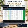 PCI DSS 4.0 + SOC 2 Compliance Excel Toolkit | Controls, Risk, Evidence, Scope & RACI