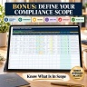 PCI DSS 4.0 + SOC 2 Compliance Excel Toolkit | Controls, Risk, Evidence, Scope & RACI