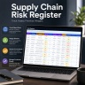 Supply Chain ABC/XYZ Excel System | Inventory, Reorder Planning, Supplier Performance & Risk Dashboard