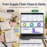 Supply Chain ABC/XYZ Excel System | Inventory, Reorder Planning, Supplier Performance & Risk Dashboard