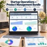 Startup Operations & Product Management Excel Bundle | Product, Remote Team, OKR & KPI Systems