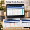 Startup Operations & Product Management Excel Bundle | Product, Remote Team, OKR & KPI Systems