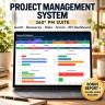 360° Project Management Excel System | Gantt, Resources, Risk, Issues, Scrum, Kanban & KPI Dashboard