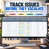 360° Project Management Excel System | Gantt, Resources, Risk, Issues, Scrum, Kanban & KPI Dashboard