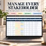 360° Project Management Excel System | Gantt, Resources, Risk, Issues, Scrum, Kanban & KPI Dashboard
