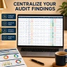 Internal Audit & CAPA Excel System | Findings Tracker, Corrective Actions, Dashboard & Audit Starter Kit