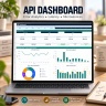 API Analytics Excel Dashboard | Error Logs, Latency KPIs, Microservices, Incidents & SLA Tracker