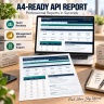 API Analytics Excel Dashboard | Error Logs, Latency KPIs, Microservices, Incidents & SLA Tracker
