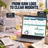 API Analytics Excel Dashboard | Error Logs, Latency KPIs, Microservices, Incidents & SLA Tracker