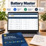 EU Battery Passport Excel Preparation Kit | Tracker, Fillable PDF & Readiness Dashboard
