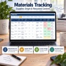 EU Battery Passport Excel Preparation Kit | Tracker, Fillable PDF & Readiness Dashboard