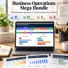 Business Operations Mega Bundle | 10 Excel Systems for PM, Risk, Audit & ESG