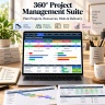 Business Operations Mega Bundle | 10 Excel Systems for PM, Risk, Audit & ESG