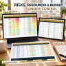 Project, Risk & Vendor Management Excel Suite | 30-in-3 Portfolio, ERM & Supplier Risk