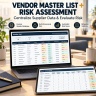 Project, Risk & Vendor Management Excel Suite | 30-in-3 Portfolio, ERM & Supplier Risk